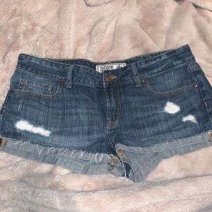 Vintage Pink Victoria Secret Jean shorts size 8